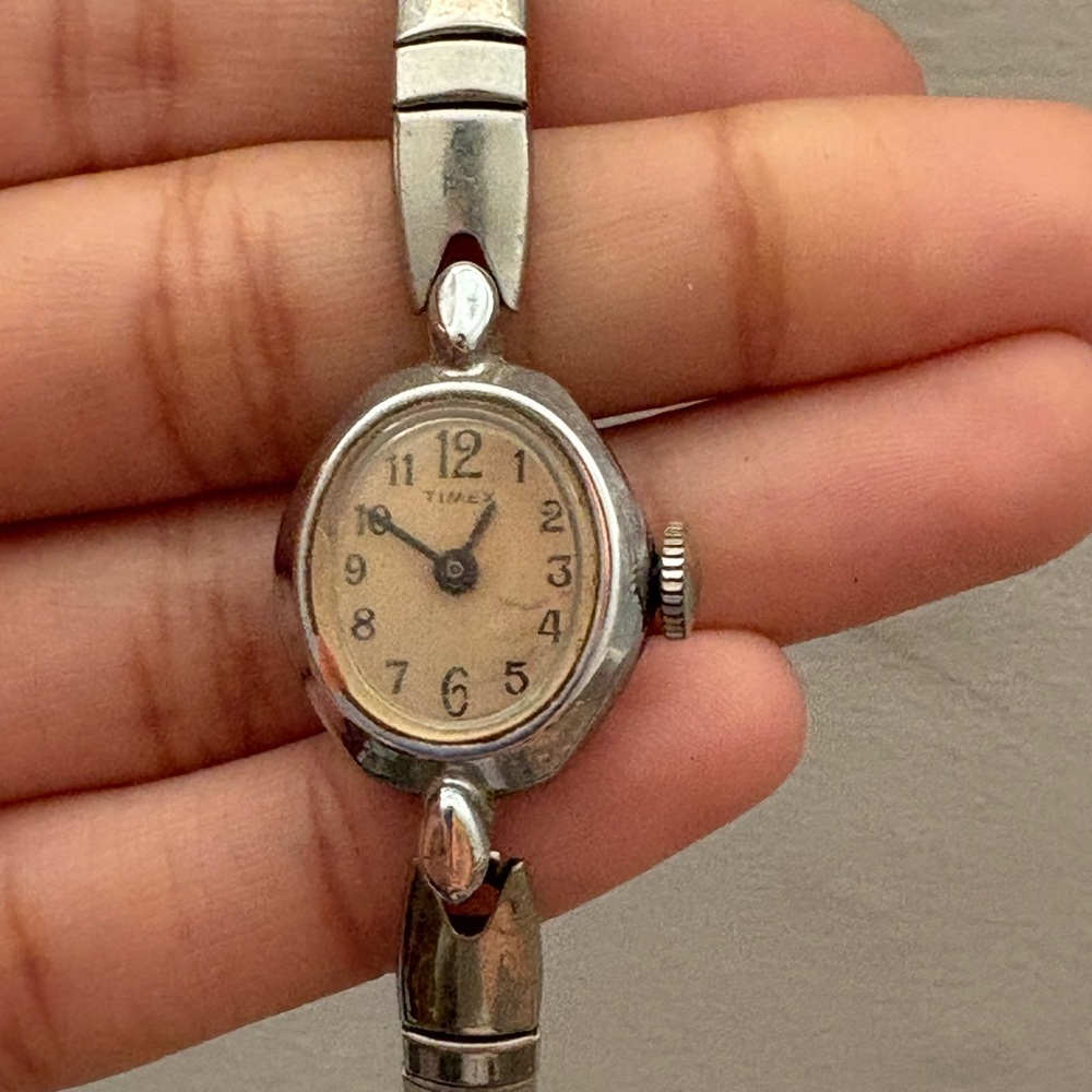 Timex Silver Women's Watch Vintage GUC